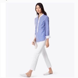 Tory Burch Keira White Jeans